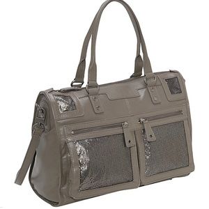 BCBG Max Azria Metal Mesh Large Satchel